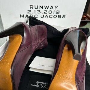 Marc Jacobs Violet Leather Heel Boot